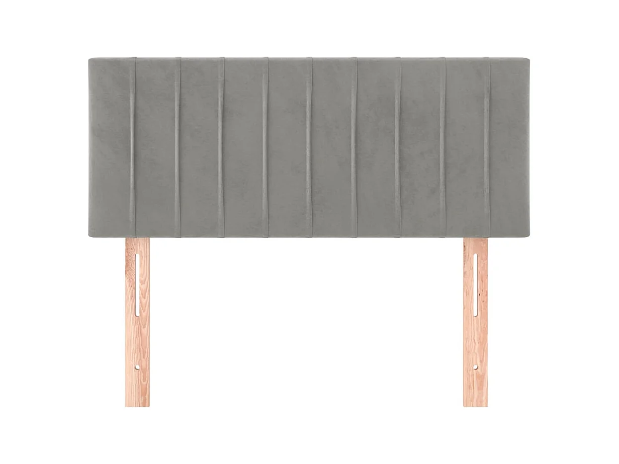 Tête de lit accessoire tissu grise 100 x 5 x 88 cm TDL0203228