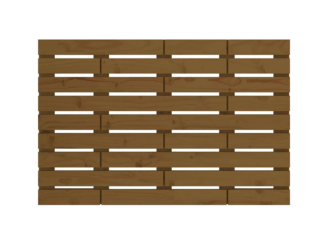 Tête de lit accessoire bois marron 96 x 3 x 63 cm TDL0202555