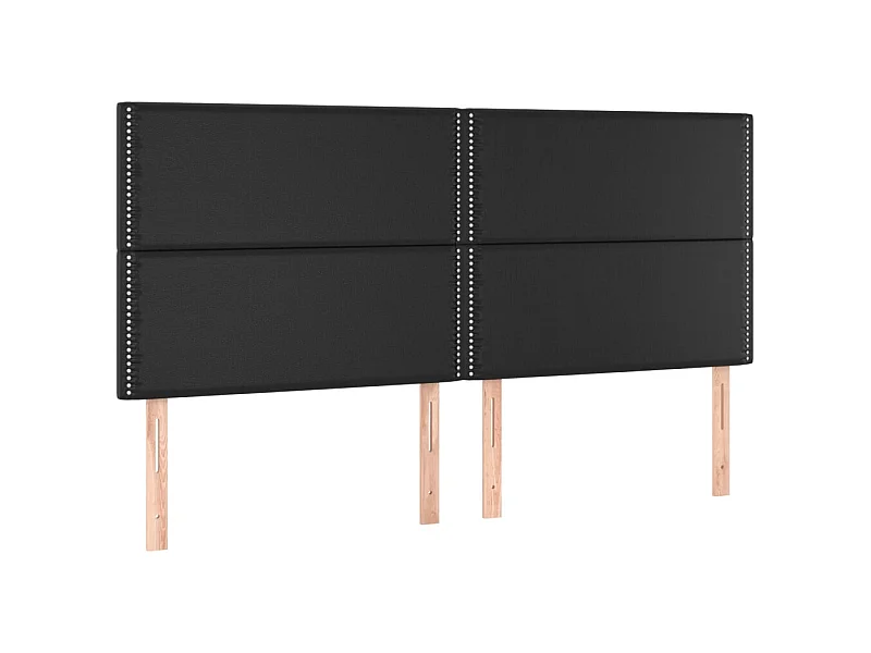 Tête de lit accessoire noire 200 x 5 x 128 cm TDL0205978