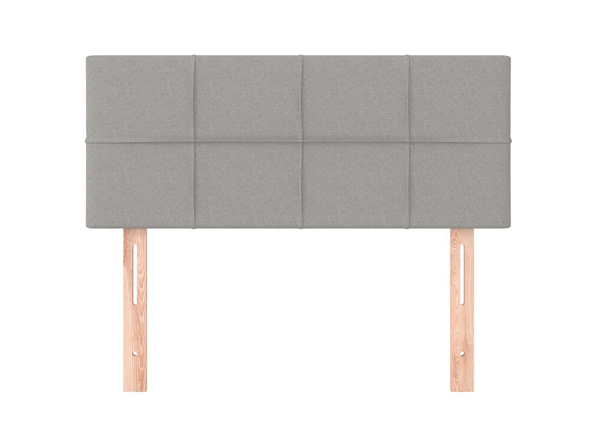 Tête de lit accessoire tissu grise 90 x 5 x 88 cm TDL0203206