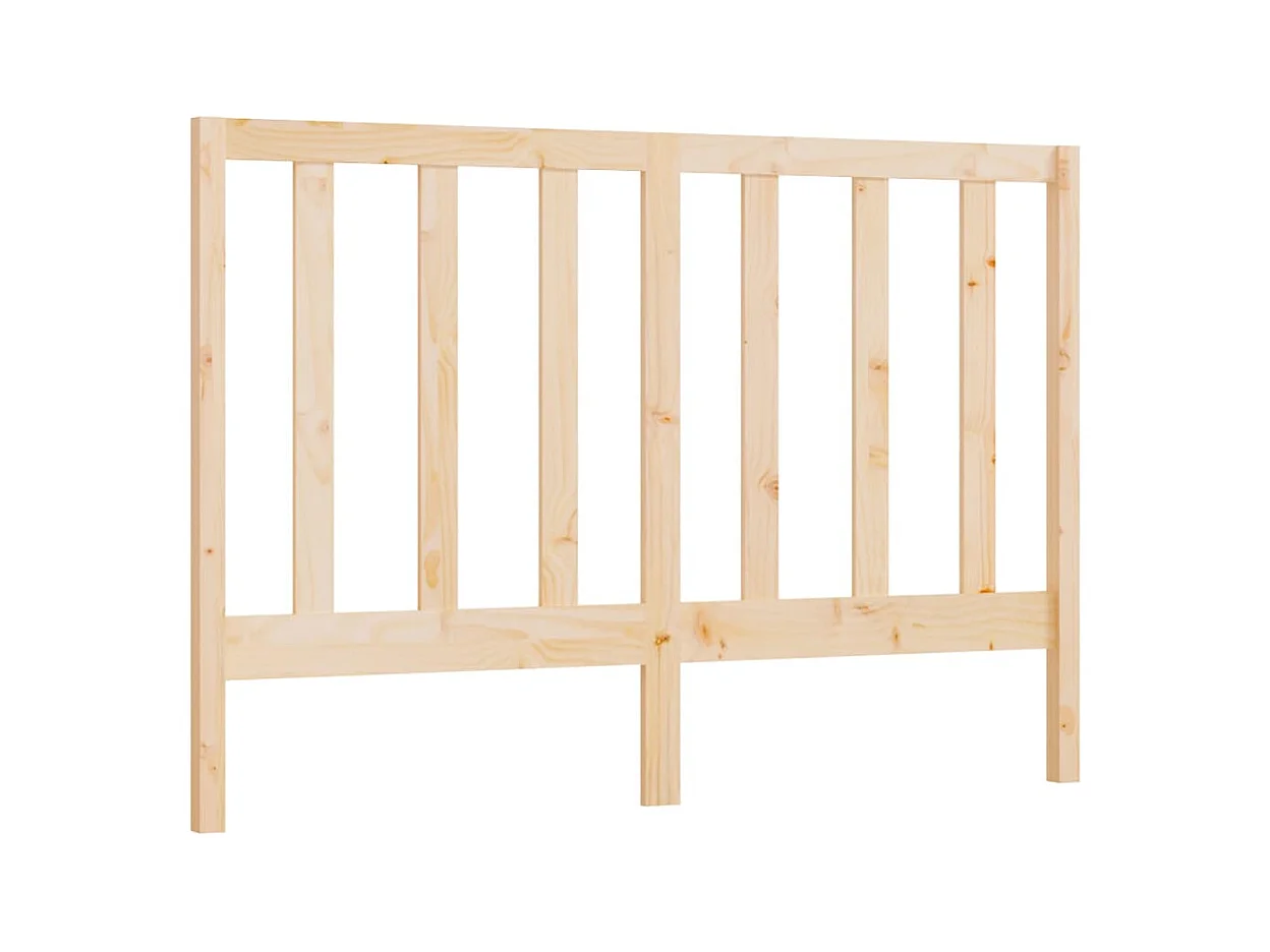 Tête de lit accessoire bois marron 126 x 4 x 100 cm TDL0206746