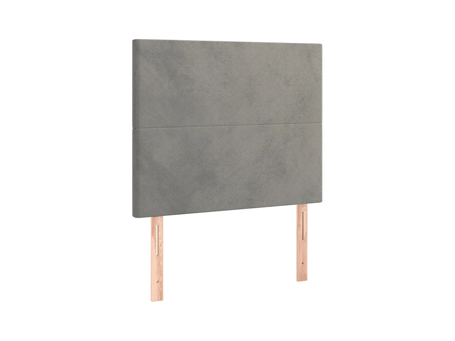 Tête de lit accessoire tissu grise 100 x 5 x 118 cm TDL0201457