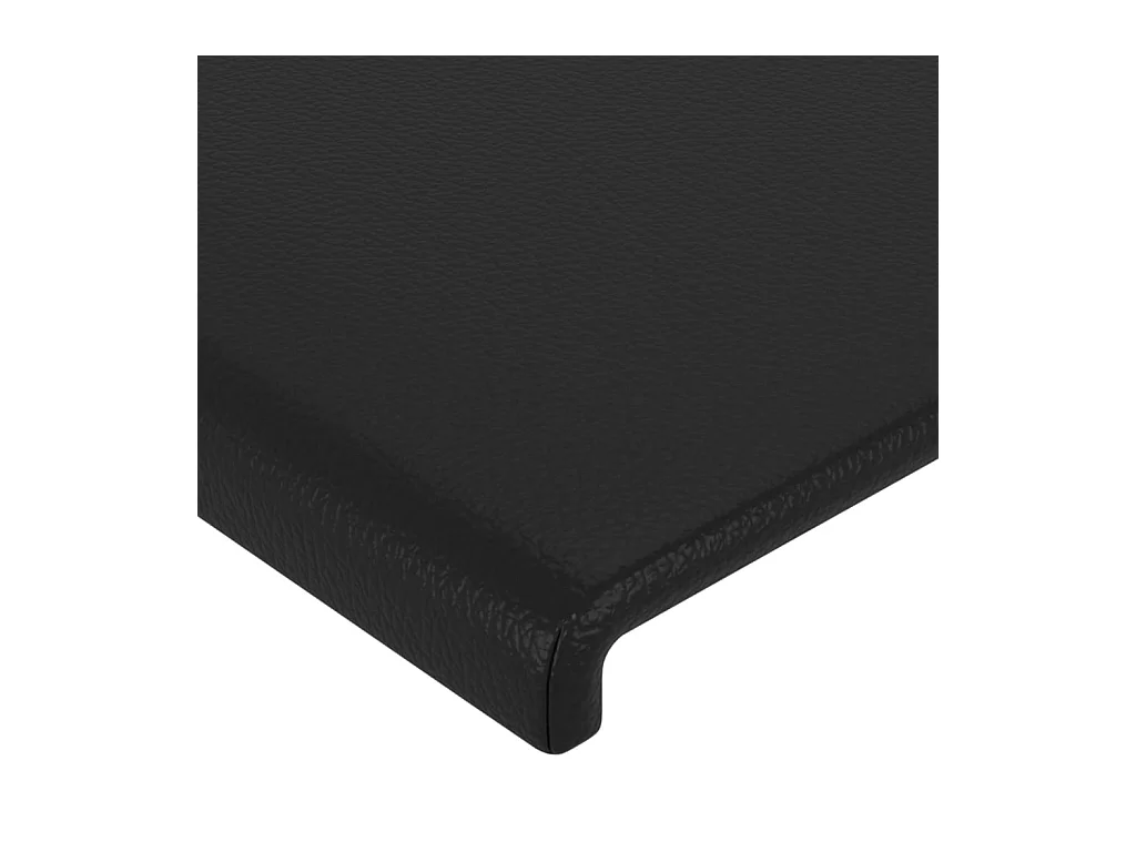 Tête de lit accessoire noire 103 x 16 x 118 cm TDL0200741