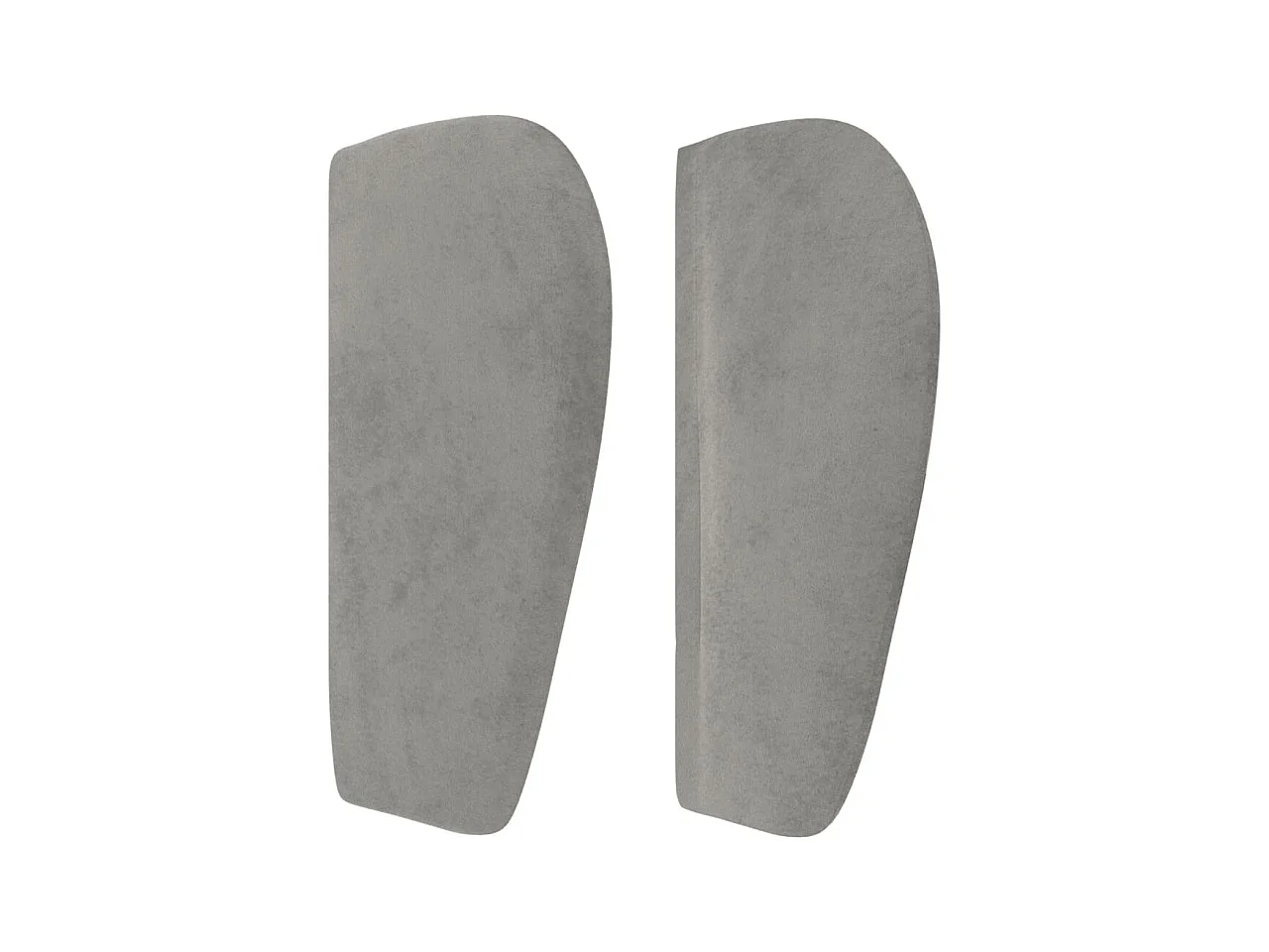 Tête de lit accessoire tissu grise 103 x 23 x 88 cm TDL0205277