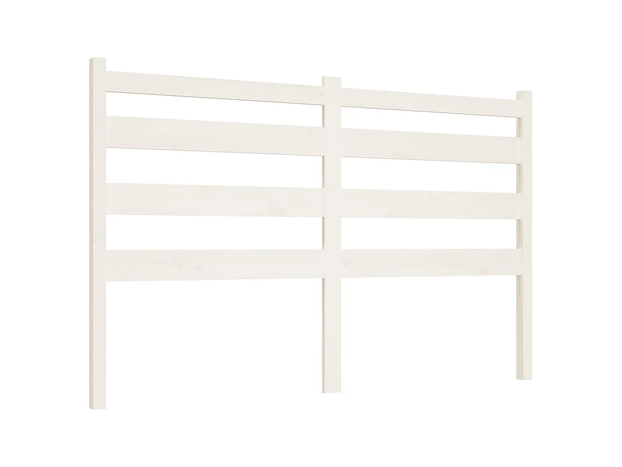 Tête de lit accessoire bois blanche 126 x 4 x 100 cm TDL0203916