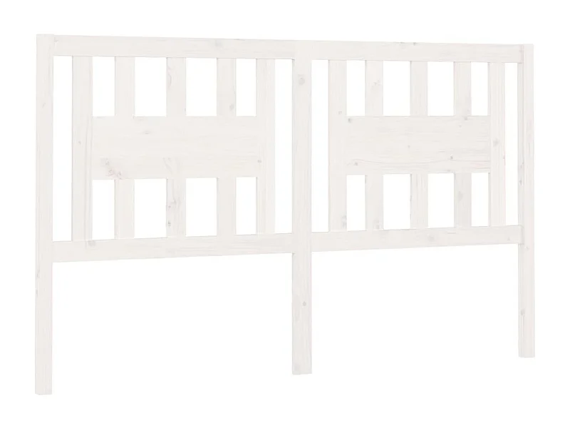 Tête de lit accessoire bois blanche 206 x 4 x 100 cm TDL0203728