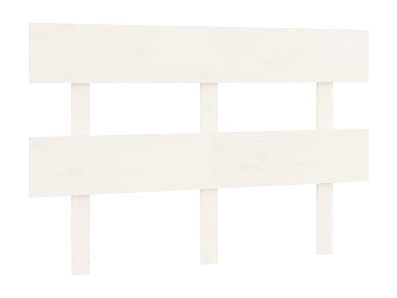 Tête de lit accessoire bois blanche 124 x 3 x 81 cm TDL0203933