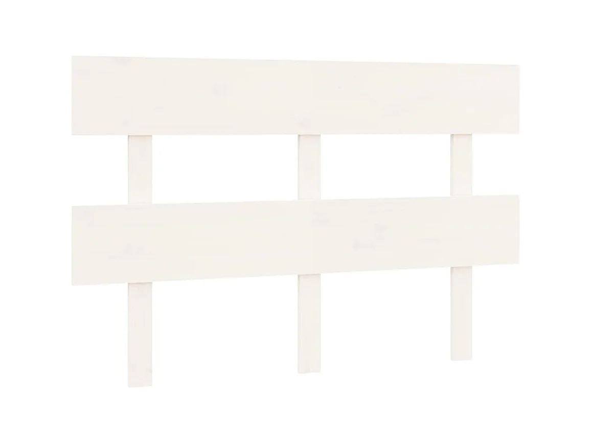 Tête de lit accessoire bois blanche 124 x 3 x 81 cm TDL0203933
