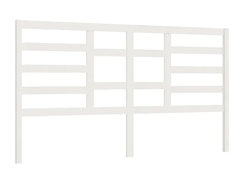 Tête de lit accessoire bois blanche 186 x 4 x 104 cm TDL0203749