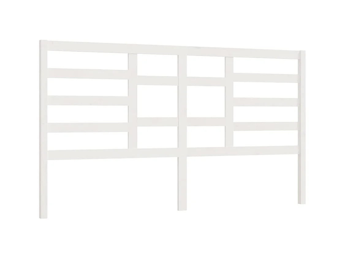 Tête de lit accessoire bois blanche 186 x 4 x 104 cm TDL0203749