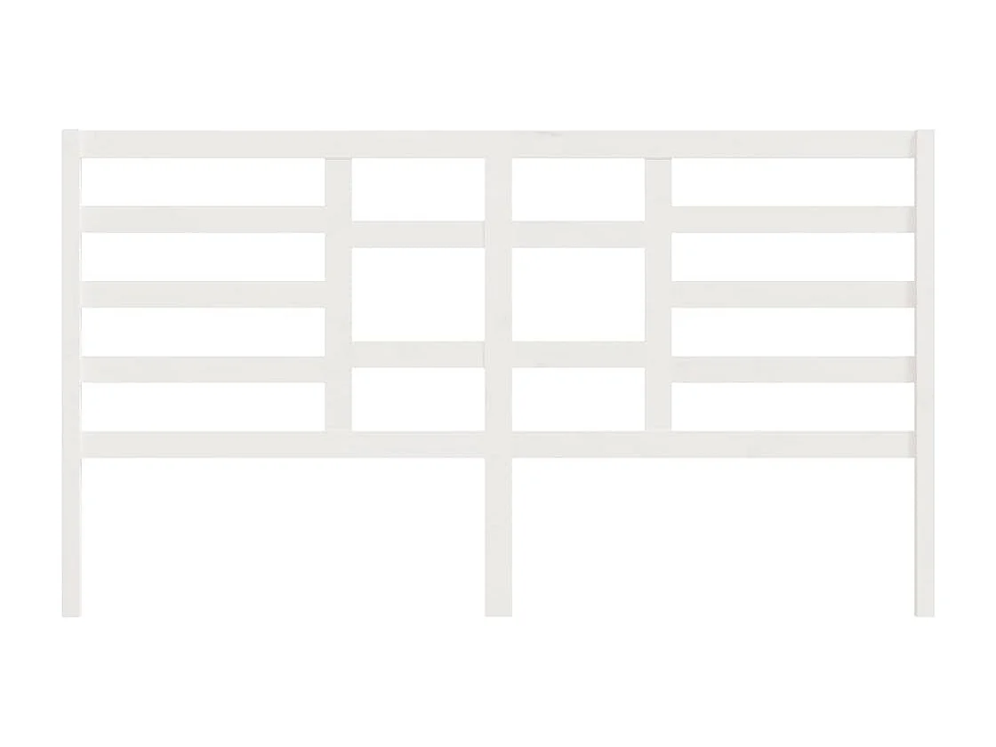 Tête de lit accessoire bois blanche 186 x 4 x 104 cm TDL0203749