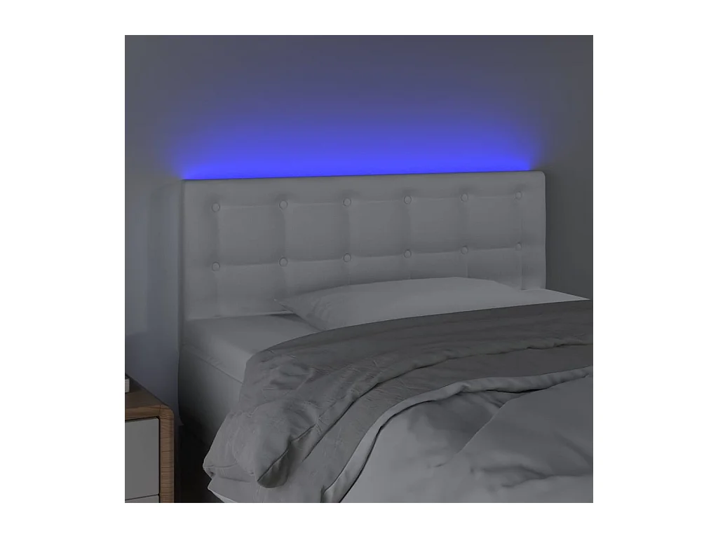 Tête de lit accessoire blanche 100 x 5 x 78 cm TDL0201951