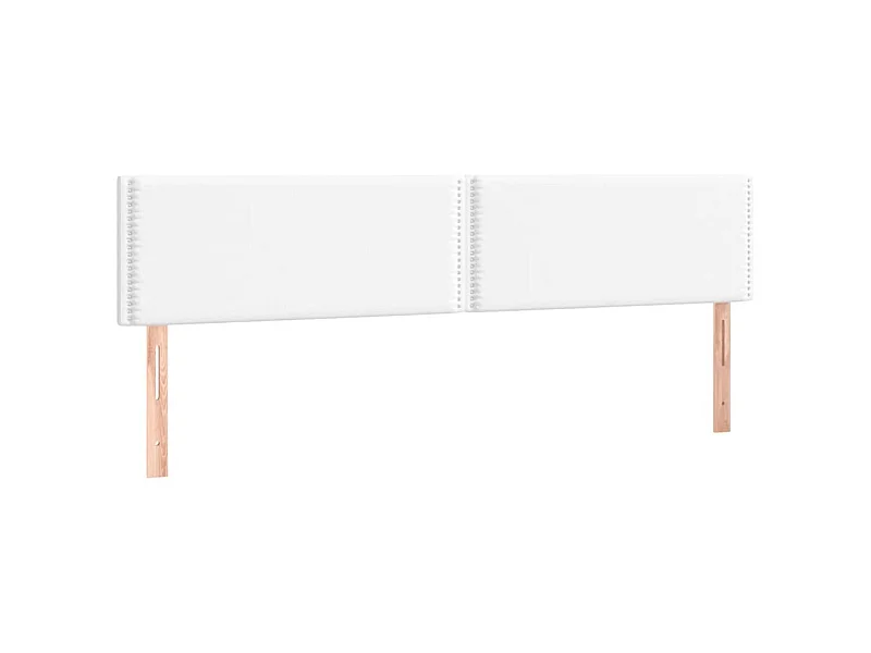 Tête de lit accessoire blanche 200 x 5 x 88 cm TDL0206590