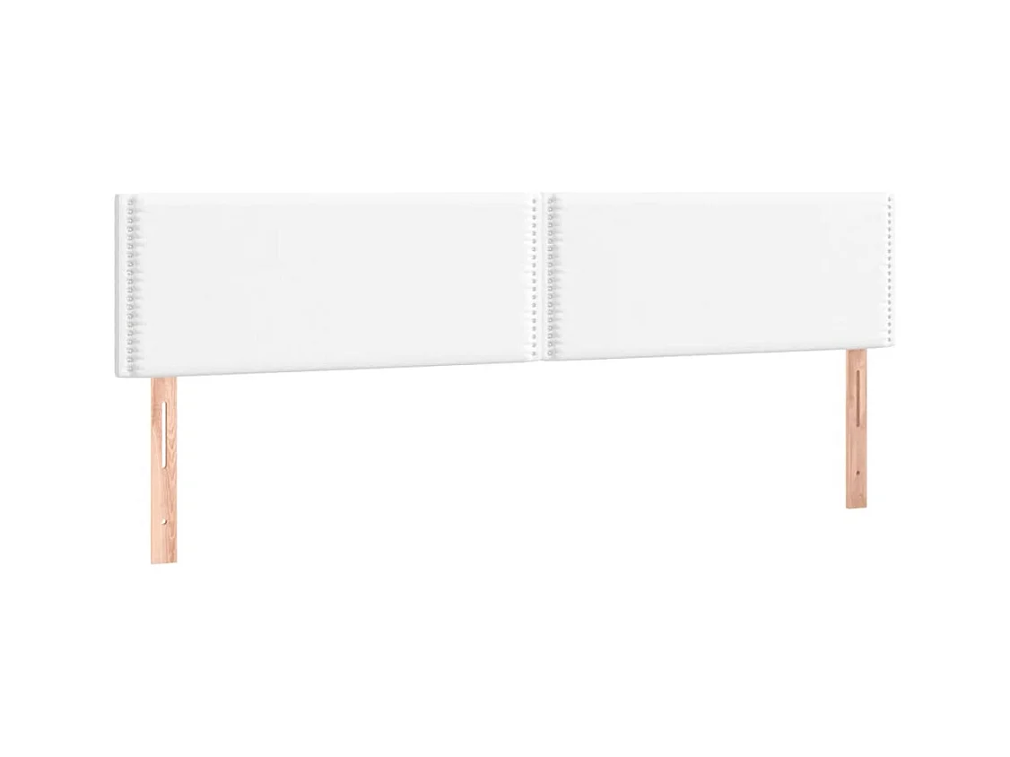 Tête de lit accessoire blanche 200 x 5 x 88 cm TDL0206590