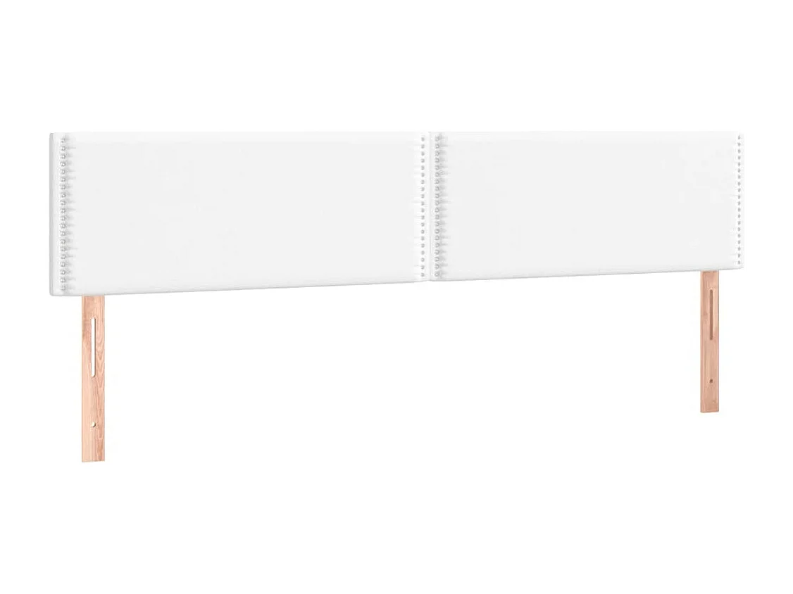 Tête de lit accessoire blanche 200 x 5 x 88 cm TDL0206590