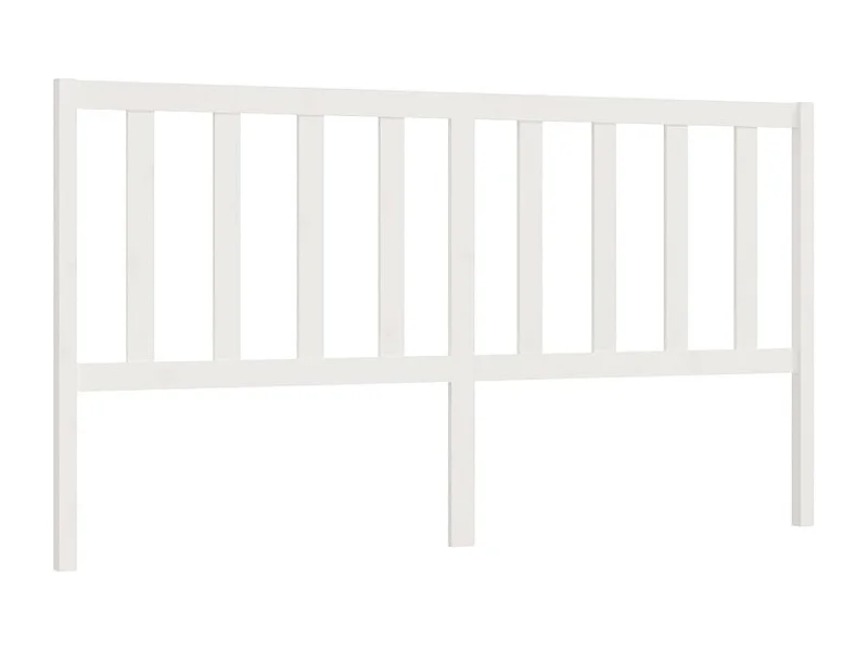 Tête de lit accessoire bois blanche 206 x 4 x 100 cm TDL0203723