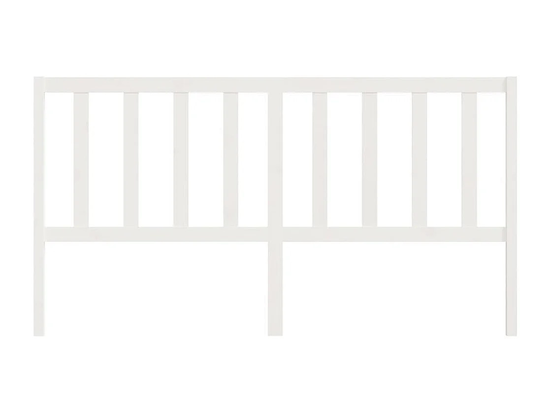 Tête de lit accessoire bois blanche 206 x 4 x 100 cm TDL0203723