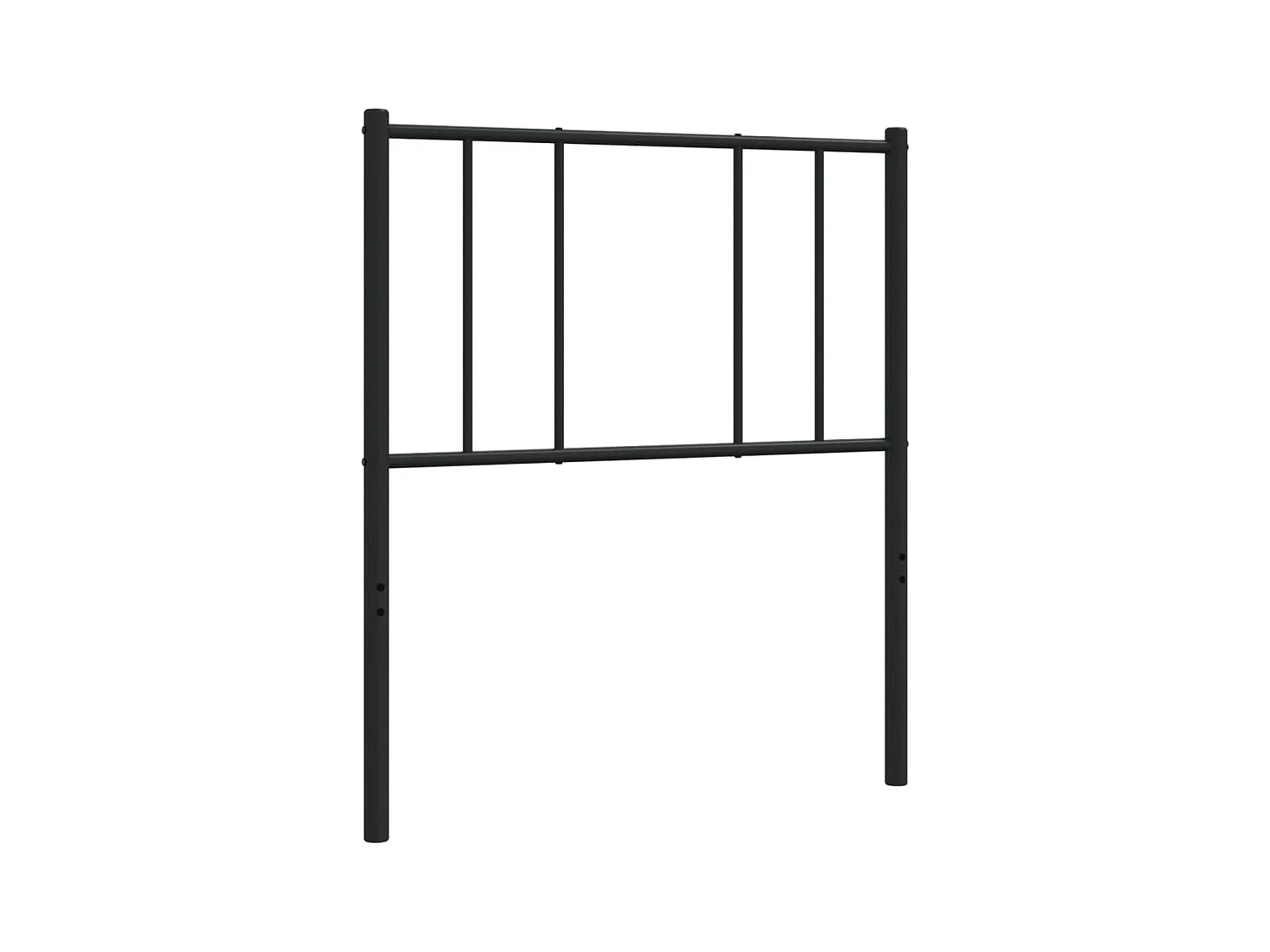 Tête de lit accessoire métal argentée 105 x 3 x 90 cm TDL0202449