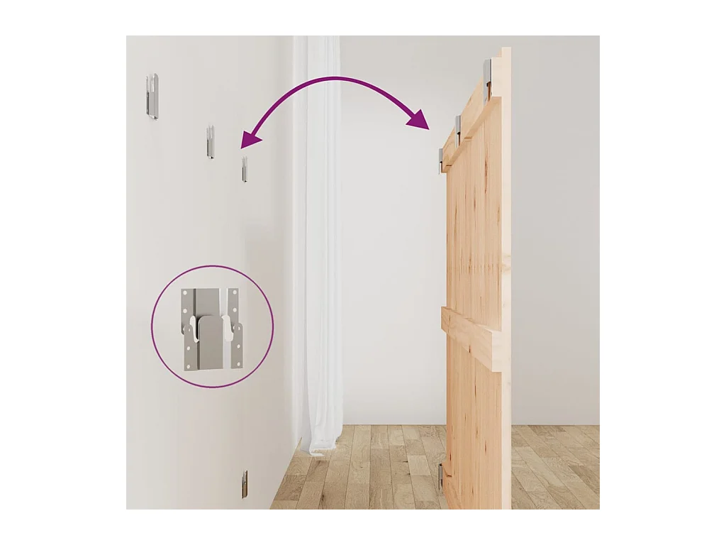 Tête de lit accessoire bois marron 127.5 x 3 x 90 cm TDL0202783