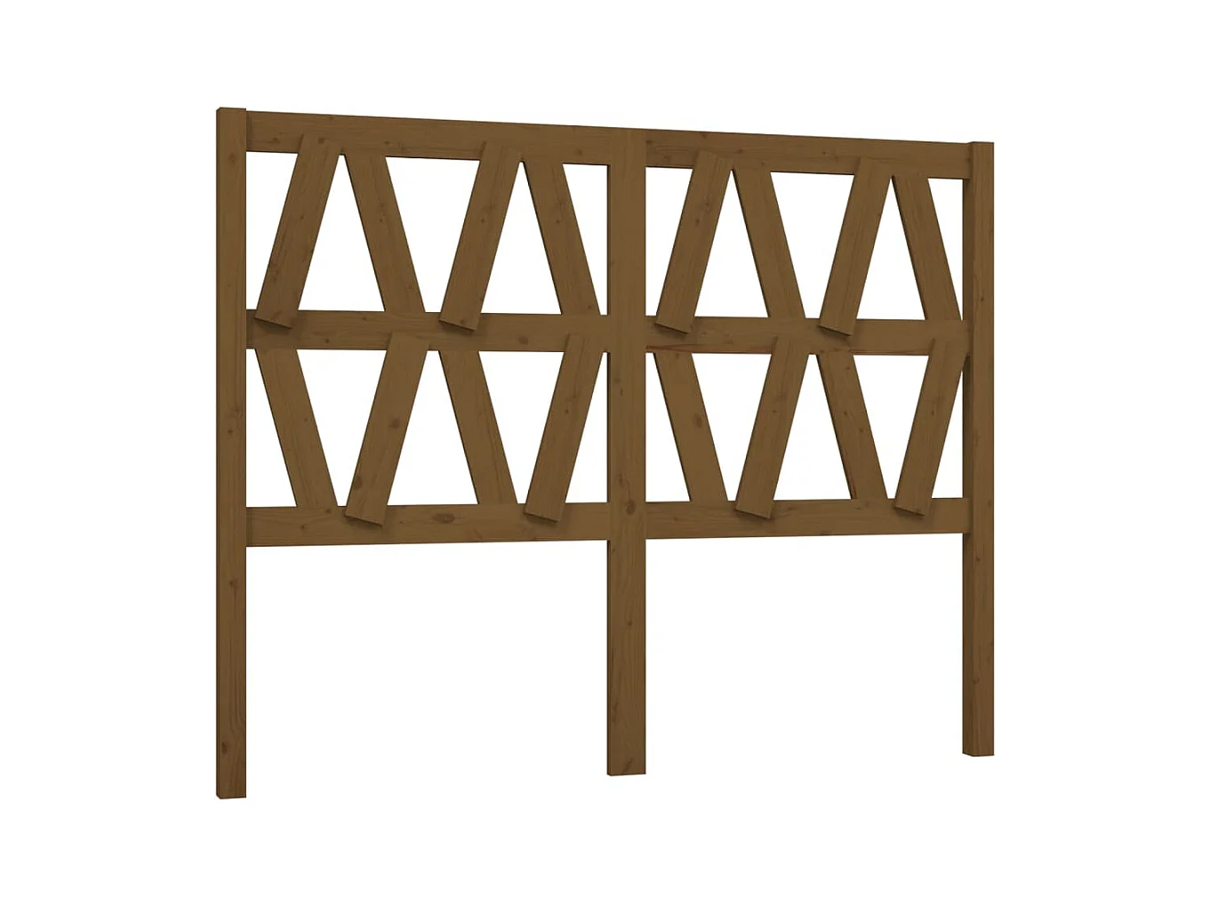 Tête de lit accessoire bois marron 126 x 4 x 100 cm TDL0203068