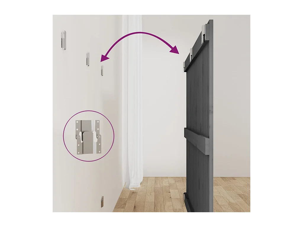 Tête de lit accessoire bois marron 127.5 x 3 x 90 cm TDL0202663