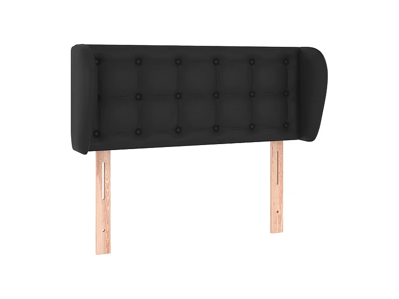 Tête de lit accessoire noire 83 x 23 x 88 cm TDL0204428