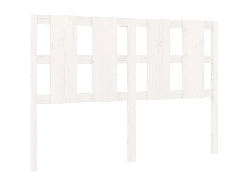 Tête de lit accessoire bois blanche 125.5 x 4 x 100 cm TDL0203930
