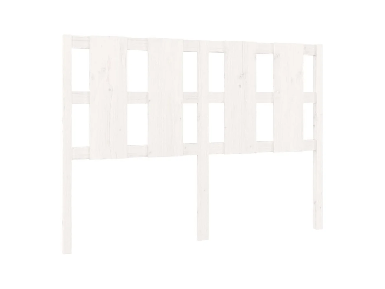 Tête de lit accessoire bois blanche 125.5 x 4 x 100 cm TDL0203930