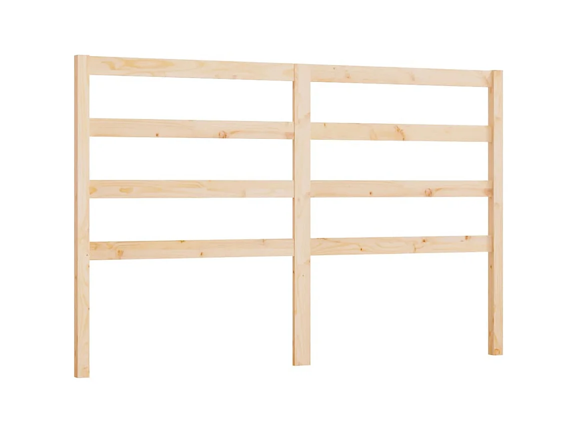 Tête de lit accessoire bois marron 126 x 4 x 100 cm TDL0206752