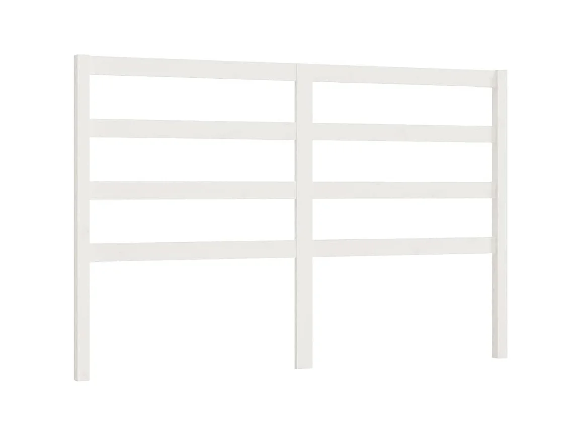 Tête de lit accessoire bois blanche 166 x 4 x 100 cm TDL0203789