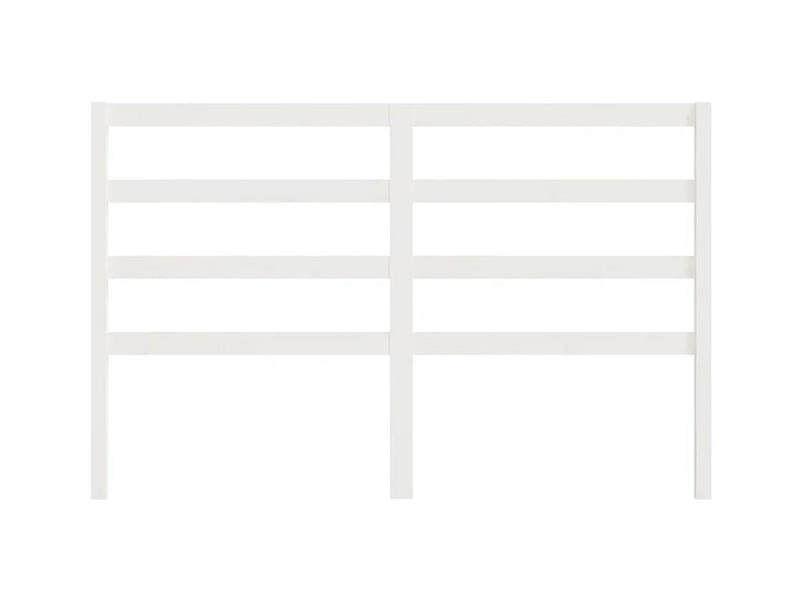 Tête de lit accessoire bois blanche 166 x 4 x 100 cm TDL0203789