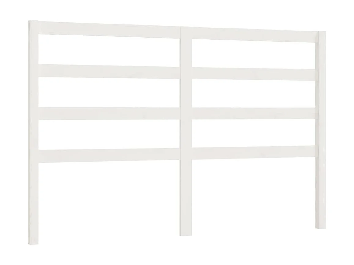 Tête de lit accessoire bois blanche 166 x 4 x 100 cm TDL0203789