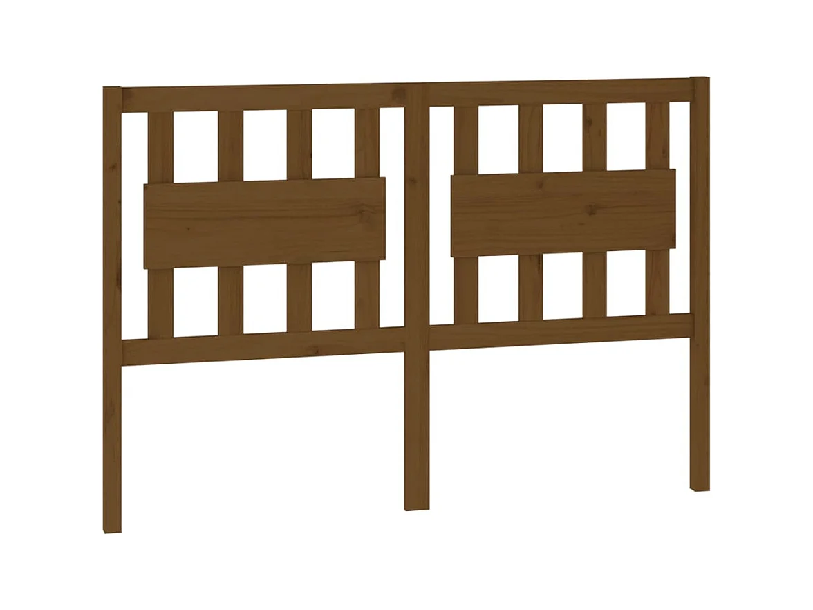 Tête de lit accessoire bois marron 125.5 x 4 x 100 cm TDL0203079