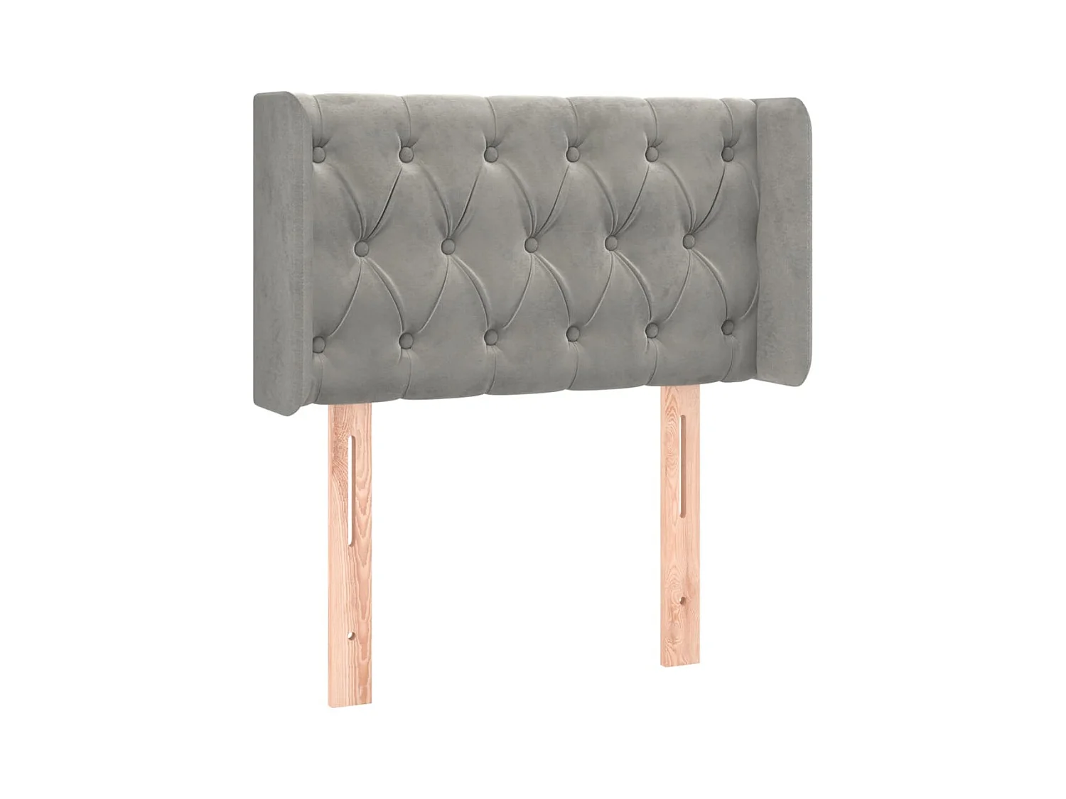 Tête de lit accessoire tissu grise 83 x 16 x 88 cm TDL0205132