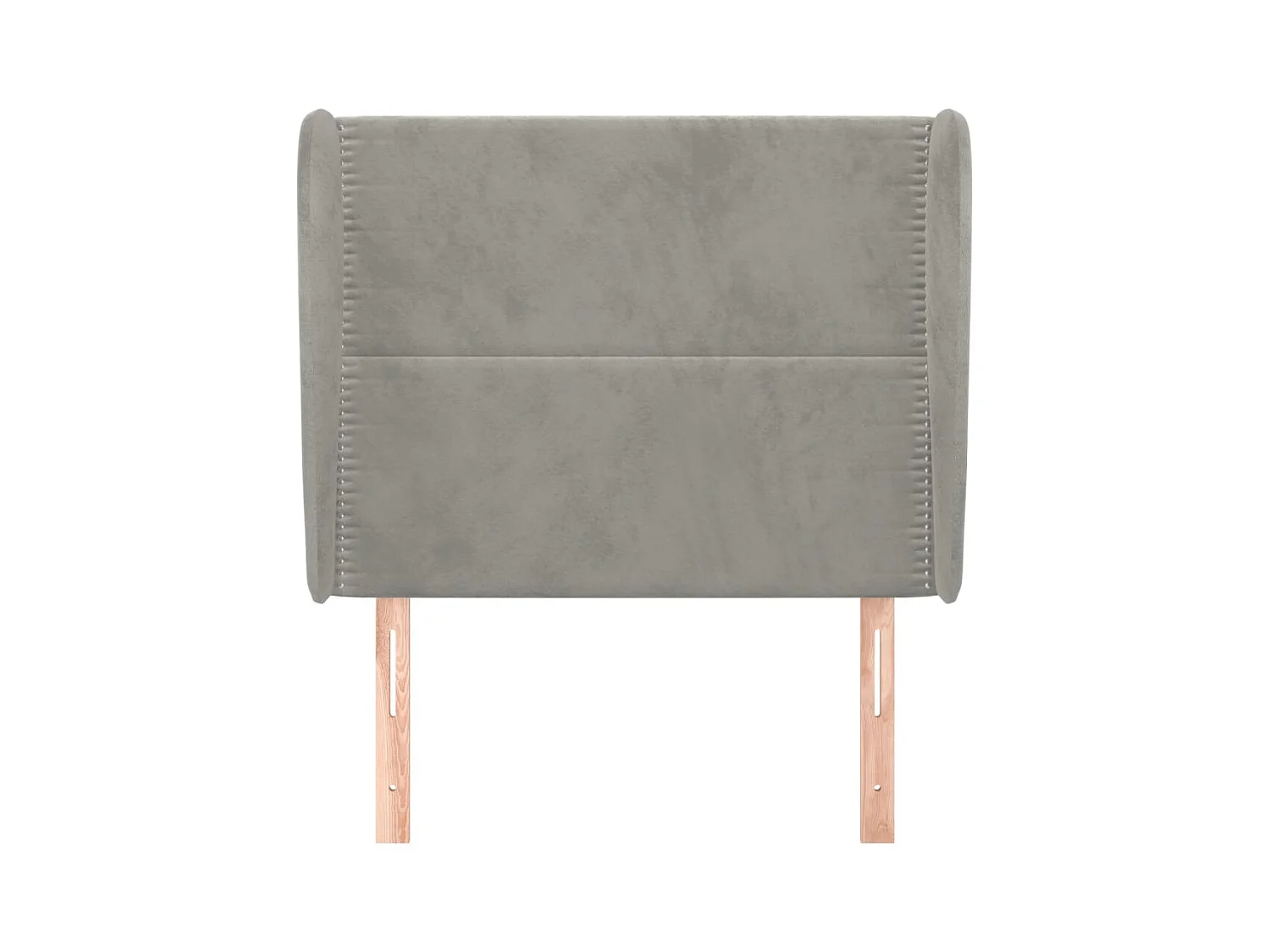 Tête de lit accessoire tissu grise 103 x 23 x 128 cm TDL0205293