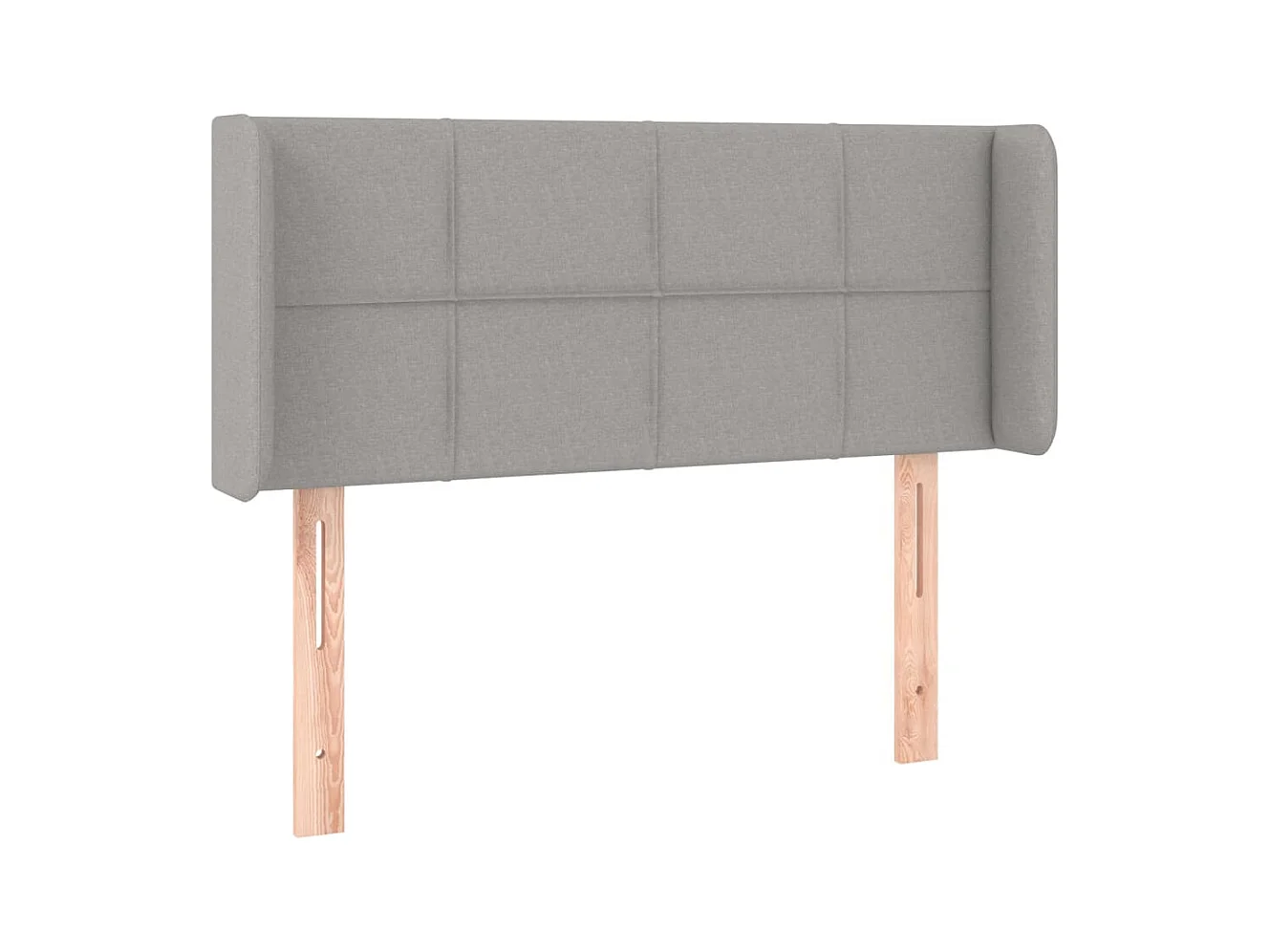 Tête de lit accessoire tissu grise 93 x 16 x 88 cm TDL0205097