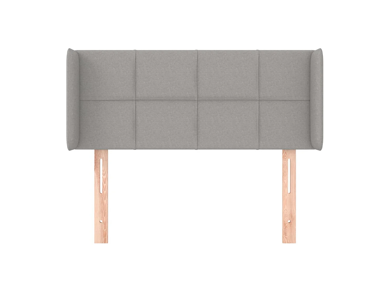 Tête de lit accessoire tissu grise 93 x 16 x 88 cm TDL0205097