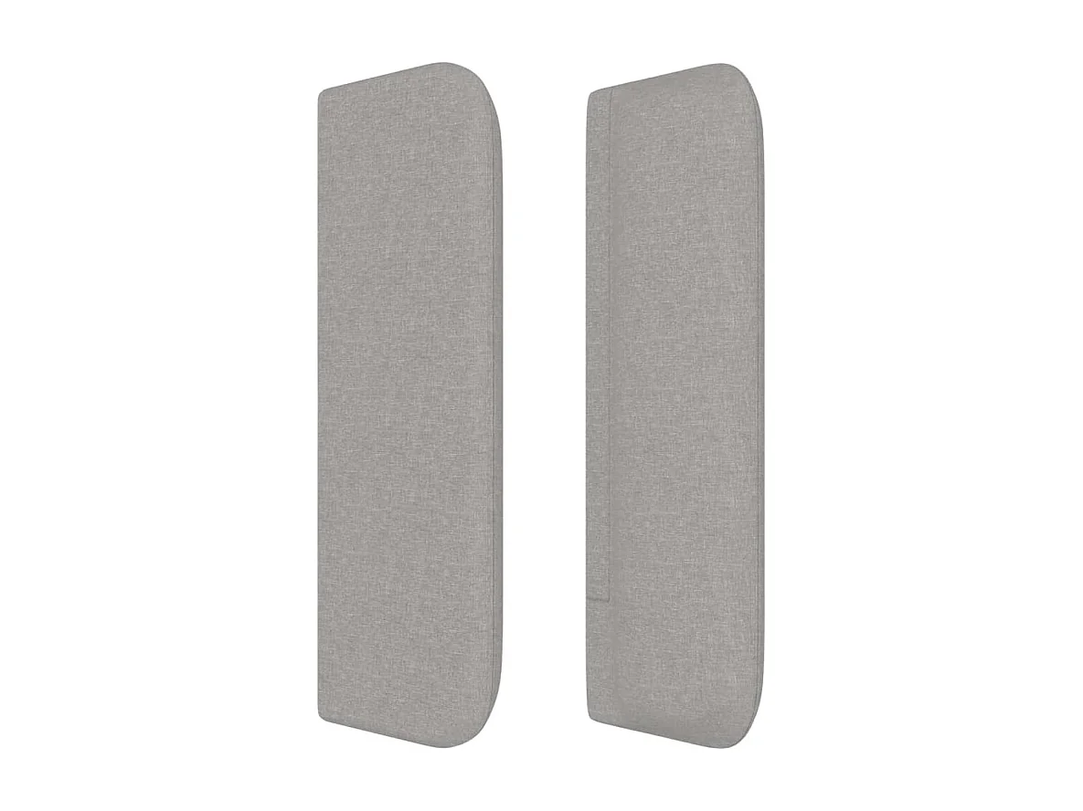 Tête de lit accessoire tissu grise 93 x 16 x 88 cm TDL0205097