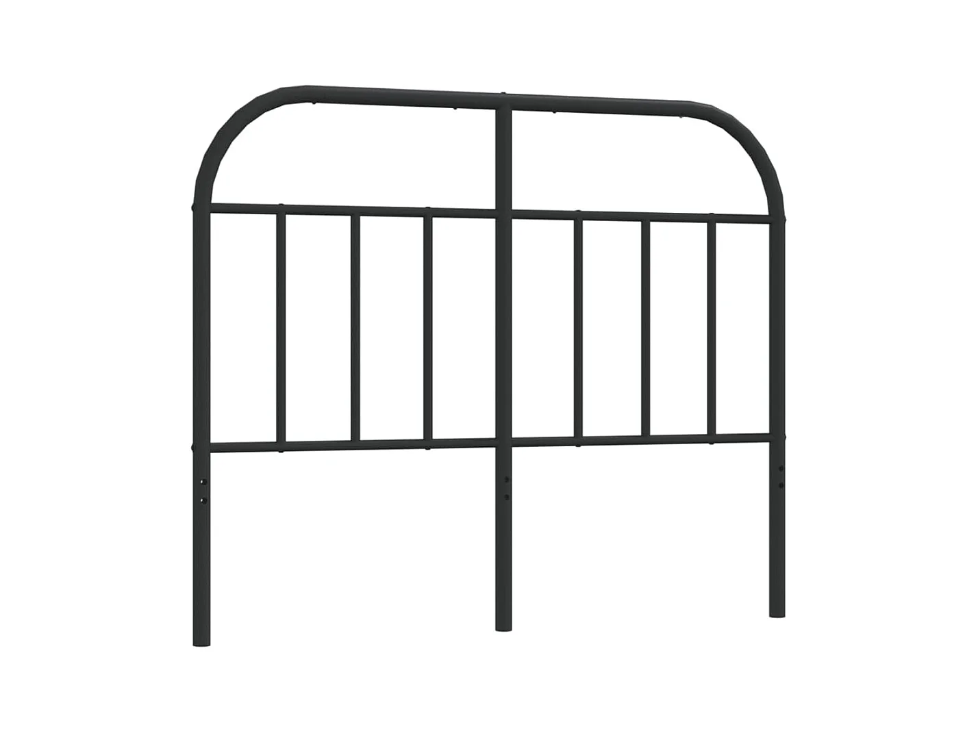 Tête de lit accessoire métal argentée 125 x 3 x 100 cm TDL0202444