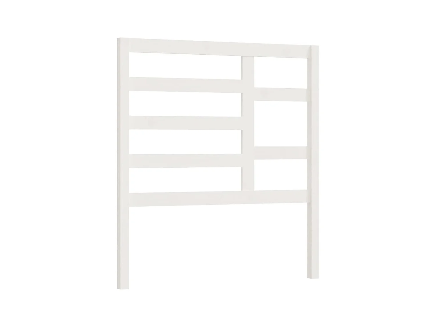 Tête de lit accessoire bois blanche 96 x 4 x 104 cm TDL0203641