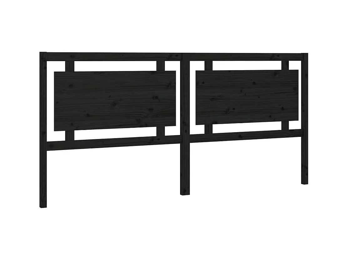 Tête de lit accessoire bois marron 205.5 x 4 x 100 cm TDL0202154