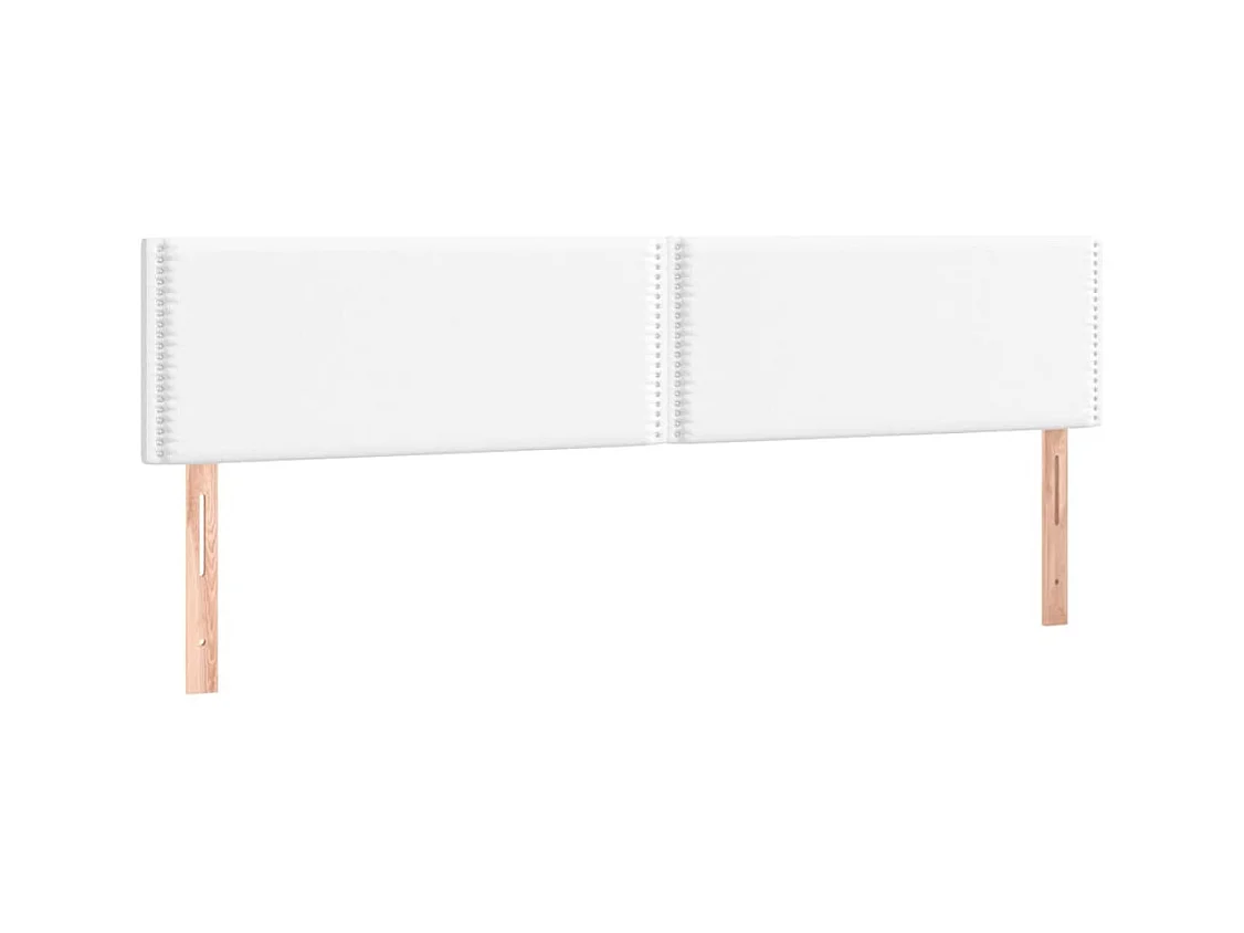 Tête de lit accessoire blanche 160 x 5 x 88 cm TDL0206586