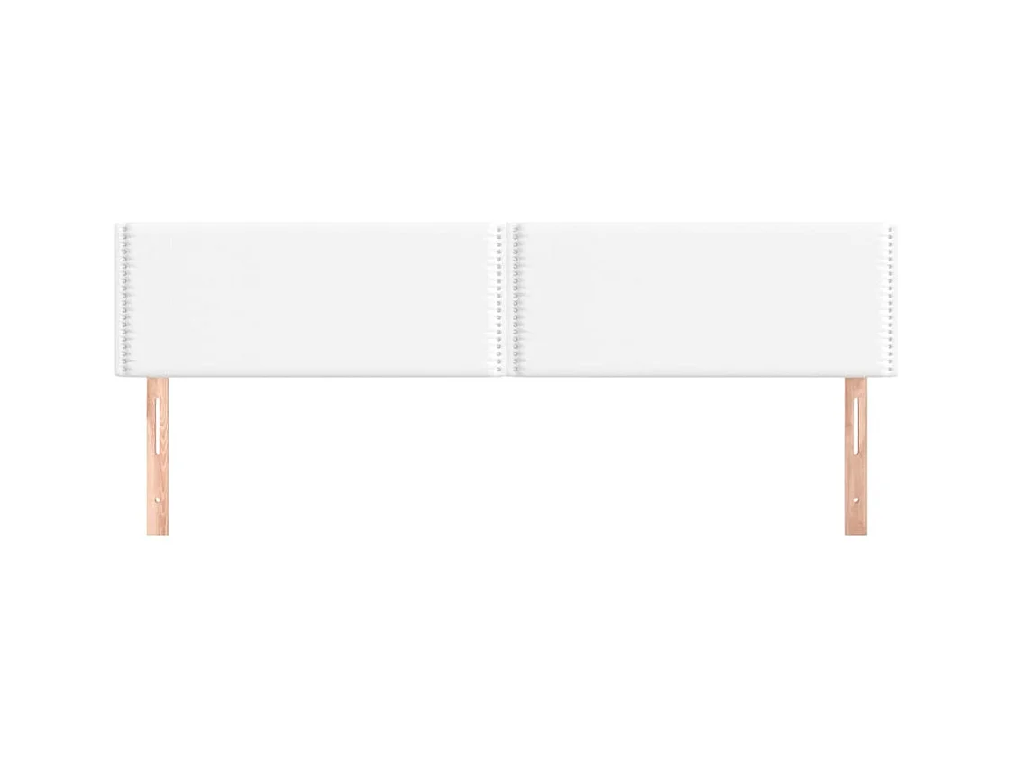 Tête de lit accessoire blanche 160 x 5 x 88 cm TDL0206586