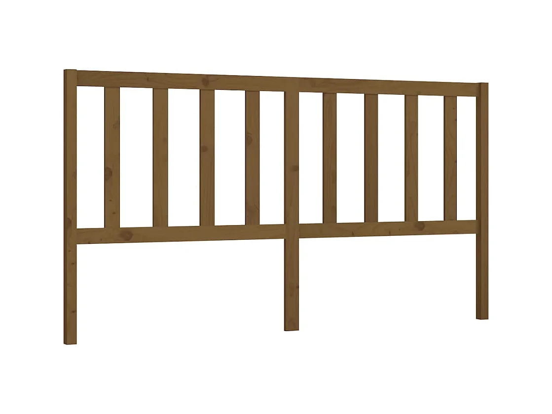 Tête de lit accessoire bois marron 206 x 4 x 100 cm TDL0202877