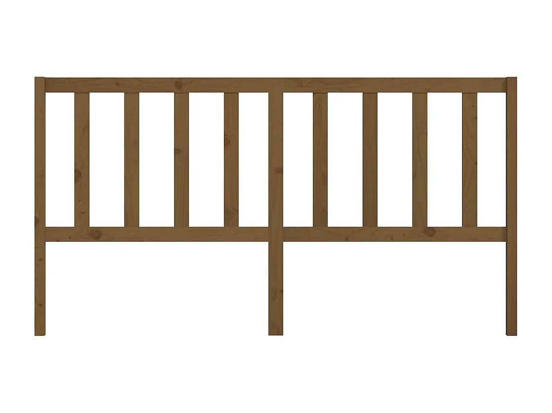 Tête de lit accessoire bois marron 206 x 4 x 100 cm TDL0202877