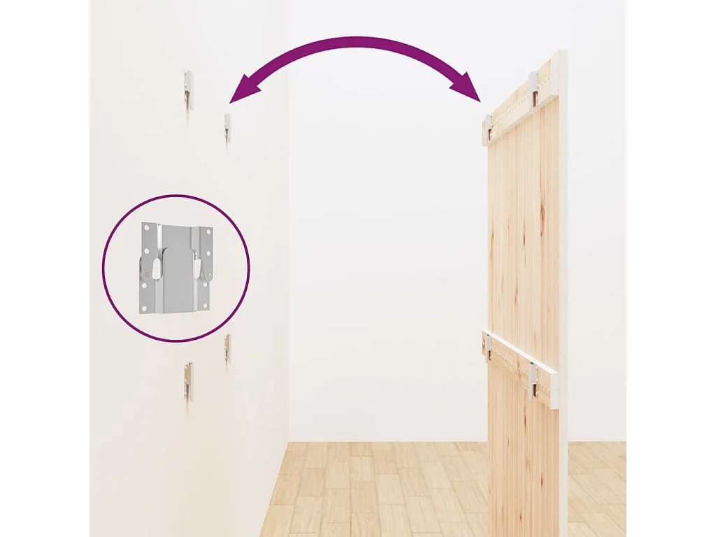 Tête de lit accessoire bois blanche 95.5 x 3 x 110 cm TDL0202684