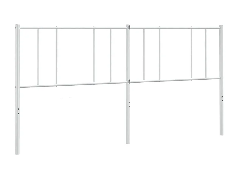 Tête de lit accessoire métal blanche 198 x 3 x 90 cm TDL0202467