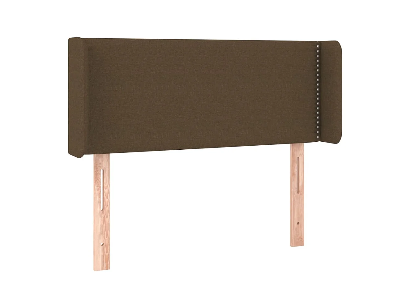 Tête de lit accessoire tissu marron 103 x 16 x 78 cm TDL0200887