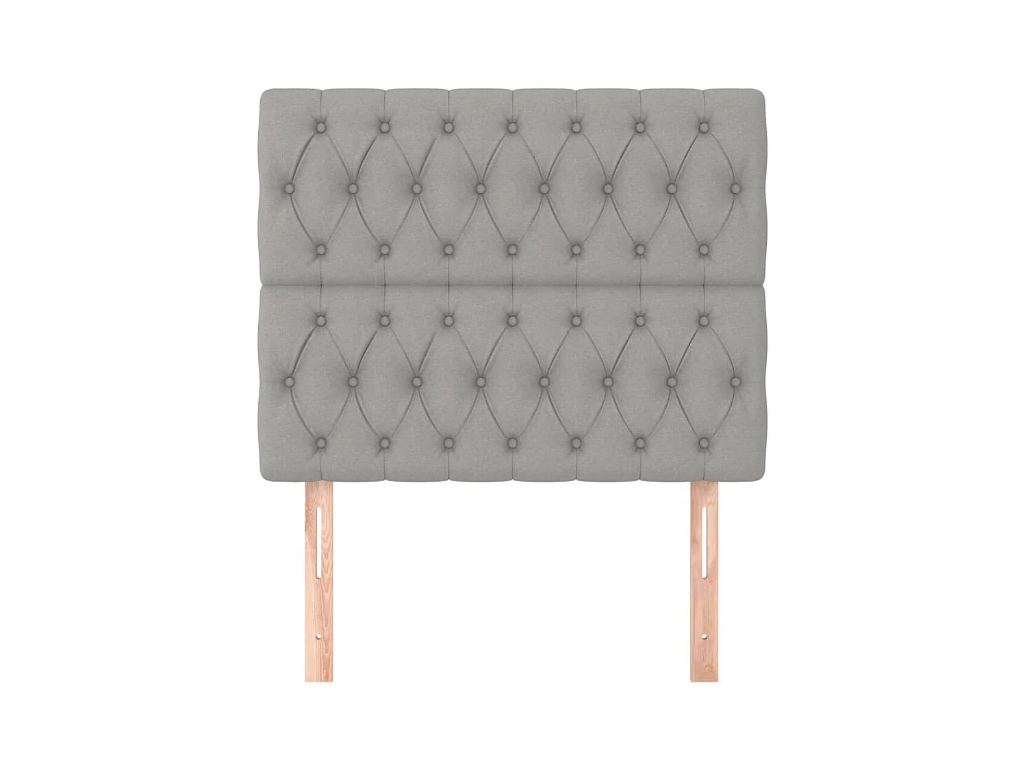 Tête de lit accessoire tissu grise 100 x 7 x 128 cm TDL0206437