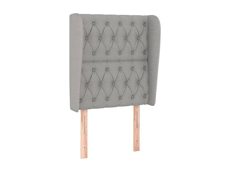 Tête de lit accessoire tissu grise 83 x 23 x 128 cm TDL0205128